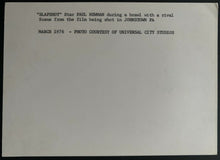 Load image into Gallery viewer, 1976 Vintage Promotional Movie Photo from Slap Shot Featuring Paul Newman