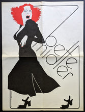 Load image into Gallery viewer, 1973 Bette Midler Poster Richard Amsel 18" x 24" Full Size Actress Vintage