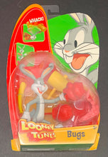Load image into Gallery viewer, 2003 Mattel Looney Tunes Bugs Bunny Launchin Action Figurine Toy Collectible