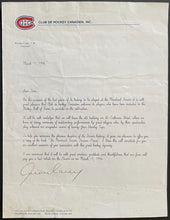 Load image into Gallery viewer, 1996 Montreal Forum Final Game Ticket + Ronald Corey Personal Letter Signed LOA