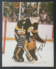 Load image into Gallery viewer, NHL Boston Bruins Reggie Lemelin Autographed Photo Hockey Vintage Auto 8x10