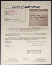 Load image into Gallery viewer, J. Edgar Hoover Signed Original Vintage 1962 FBI Letter Washington DC JSA LOA