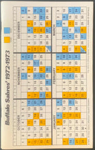 Load image into Gallery viewer, 1972-73 Buffalo Sabres NHL Hockey Media Guide Yearbook Crozier Cover