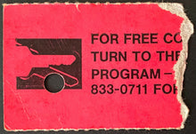 Load image into Gallery viewer, 1975 WHA Hockey Ticket Chicago Cougars Last Season vs San Diego Mariners