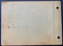 Load image into Gallery viewer, 1933-34 Montreal Canadiens Team Signed Sheet x16 Autographed Howie Morenz JSA