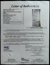 Load image into Gallery viewer, 1982 NHL Hockey Hall of Fame Signed Induction Program Autographed + HOF Coin JSA
