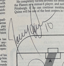 Load image into Gallery viewer, 1987/88 Autographed Signed Hockey Scouting Report Lemieux Coffey NHL JSA COA