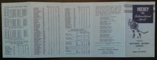 Load image into Gallery viewer, 1963-64 Vintage NHL Hockey Original Rule Book Schedule Statistics Retro
