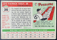 Load image into Gallery viewer, 1955 Topps Baseball #36 Leo Kiely Boston Red Sox Vintage MLB Card