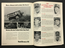 Load image into Gallery viewer, 1965 World Series MLB Program Minnesota Twins v Los Angeles Dodgers Vintage