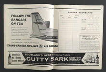 Load image into Gallery viewer, 1964 Madison Square Garden NHL HKY Program Toronto Maple Leafs New York Rangers