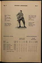 Load image into Gallery viewer, 1964-65 NHL Hockey Montreal Canadiens Yearbook / Media Guide Jean Beliveau Cover