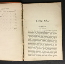 Load image into Gallery viewer, 1903 The All England Series Boxing Book R.G. Allanson Winn Great Advertising