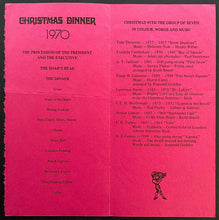 Load image into Gallery viewer, Toronto Arts + Letter Club 1970 Program Christmas Group Of 7 Signed A.J Casson +