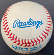 Load image into Gallery viewer, Albert Belle Signed Gene Budig Official MLB Baseball Autographed JSA Indians