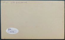 Load image into Gallery viewer, Red Sullivan Autographed Index Card JSA Authenticated NHL Hockey Vintage