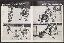 Load image into Gallery viewer, 1971 Olympia Stadium Hockey Program Detroit Red Wings vs Minnesota North Stars