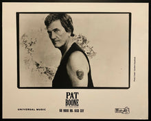Load image into Gallery viewer, 1991 Signed Singer Pat Boone Autographed Portfolio, Bio, Photo - Metal Covers
