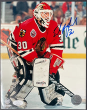 Load image into Gallery viewer, Ed Belfour Signed Chicago Blackhawks NHL Hockey 8x10 Photo Autographed HOF JSA