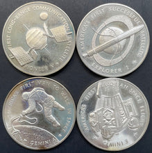 Load image into Gallery viewer, America In Space First Edition Franklin Mint Issued 24 Coin Sterling Silver Set