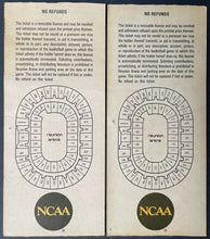 Load image into Gallery viewer, 1986 NCAA Basketball March Madness Semi-Finals + Finals Ticket Stubs Louisville