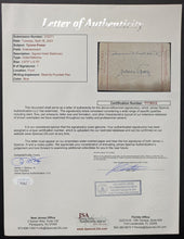 Load image into Gallery viewer, Tyrone Power 1930's American Actor Autographed Cut Signed Note Page LOA JSA