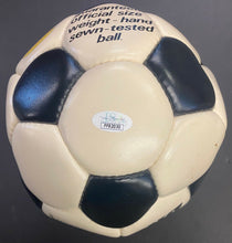 Load image into Gallery viewer, Signed Rod Stewart Skydome 1st Concert Used Autographed Soccer Ball + Ticket JSA