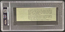 Load image into Gallery viewer, 1969 WOODSTOCK Music + Art Fair Concert Festival Full 3 Day Ticket Unused PSA 9
