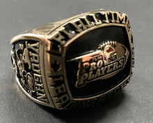 Load image into Gallery viewer, 2006 Terry Vaughn CFL Football 10K Gold Ring For All-Time Reception Record + Box