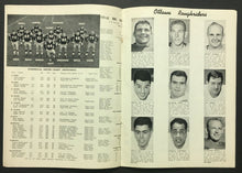 Load image into Gallery viewer, 1958 Hamilton Tiger Cats vs Ottawa Roughriders Football Club Press Radio Guide