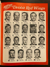 Load image into Gallery viewer, 1969 NHL Hockey Program Detroit Red Wings Montreal Canadiens + Stat Sheet Vtg