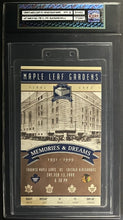 Load image into Gallery viewer, 1999 Last Game Maple Leaf Gardens NHL Hockey Full Ticket Toronto Maple Leafs