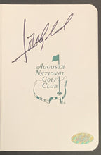 Load image into Gallery viewer, 1994 + 1999 Masters Golf Champion Jose Marie Olazabel Auto Signed Scorecard