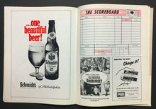 Load image into Gallery viewer, 1969 NHL Philadelphia Spectrum Game Program Chicago Blackhawks Beat Flyers 12-0