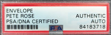 Load image into Gallery viewer, Pete Rose Autographed 3000 Hits Club First Day Cover Signed Baseball MLB PSA