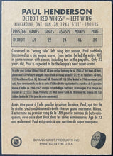 Load image into Gallery viewer, 1995/96 Parkhurst Hockey Paul Henderson Signed Autographed NHL Hockey Card