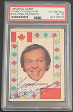 Load image into Gallery viewer, 1972-73 O-Pee-Chee Hockey Team Canada Yvan Cournoyer Signed Card Auto PSA/DNA