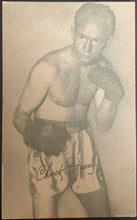 Load image into Gallery viewer, 1949 Chuck Davey Exhibit Card Vintage Boxing Photo USA Welterweight
