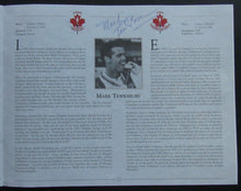 Load image into Gallery viewer, 1995 Canadian Sports Hall Of Fame Induction Program Signed by All 6 Inductees