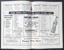 Load image into Gallery viewer, 1959/60 OHA Chatham Maroons Senior A Hockey Program vs. Belleville MacFarlnds