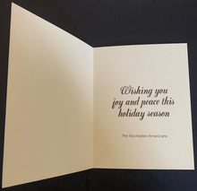 Load image into Gallery viewer, 1979 Rochester Americans Hockey Team Christmas Card w/Envelope AHL VTG Hockey