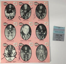 Load image into Gallery viewer, 1994 Oldtimers Game vs Law Enforcement Hockey Program + 2 Tix Signed x15 NHLers