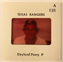 Load image into Gallery viewer, 1976 MLB Baseball American League 35mm Slides (6) Texas Rangers Gaylord Perry