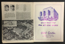 Load image into Gallery viewer, 1956 MLB All Star Baseball Game Program Griffith Memorial Stadium Washington
