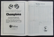 Load image into Gallery viewer, 1974 Boston Garden Final Game WHA Program New England Whalers - Houston Aeros