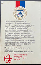 Load image into Gallery viewer, 1976 Summer Olympics Montreal Schedule Sponsored O'Keefe Brewery Very Rare