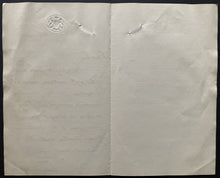Load image into Gallery viewer, Earl Grey Signed Letter Canada's 9th Governor General Canadian Football HOFer