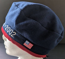 Load image into Gallery viewer, 2002 Team USA Roots Olympic Beret Blue Hat American Uniform OS Vintage