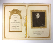 Load image into Gallery viewer, 1927 Thomas Ahearn Esq Honor Dinner Program Held At Ottawa Ontario Country Club