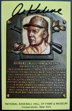 Load image into Gallery viewer, Al Kaline Signed Hall Of Fame Autographed Postcard Detroit Tigers HOF MLB COA